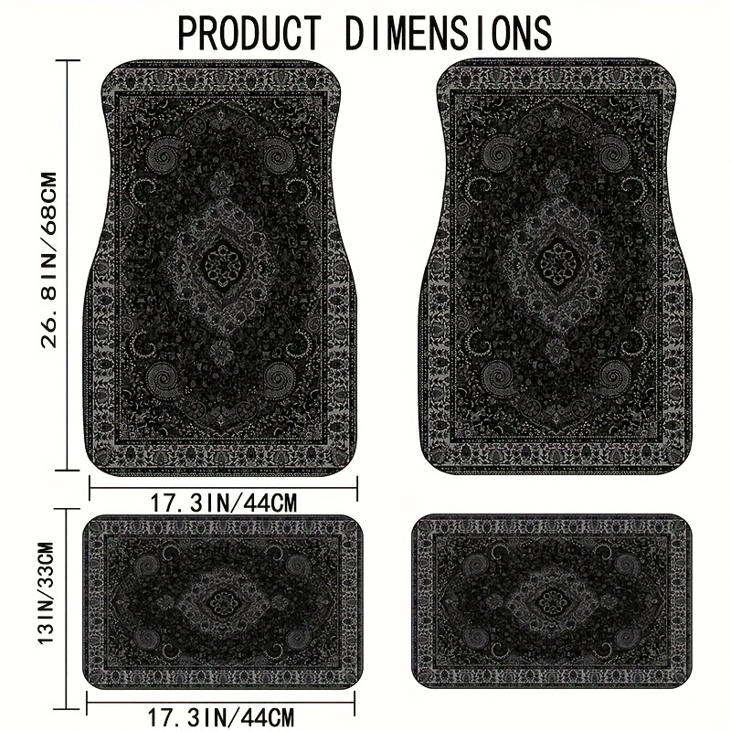 Interior Design Course - Tapis de sol de voiture rectangulaire,