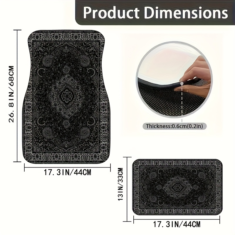 Tapis de sol de voiture rectan - Interior Design Course avis et prix