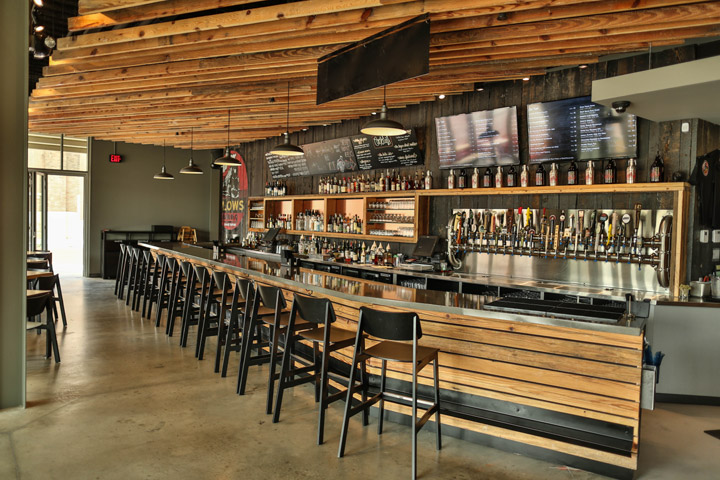 Comptoir de bar en bois, desig - Interior Design Of Cafe avis et prix